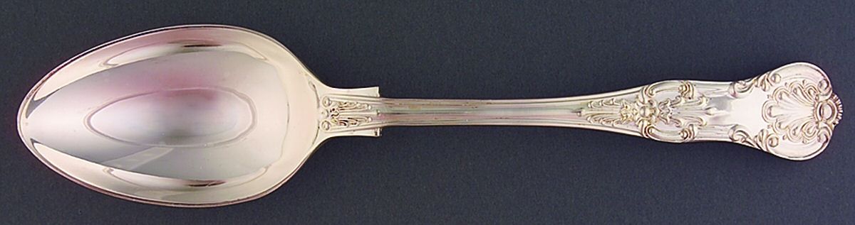 Queens (Silverplate) Tablespoon (Serving Spoon) by Roberts & Belk-1