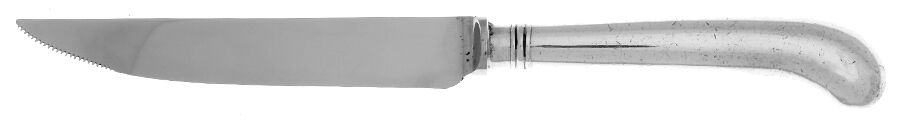 RFY2 (Silverplate) Individual Pistol Handle Steak Knife by Robert F Mosley-1