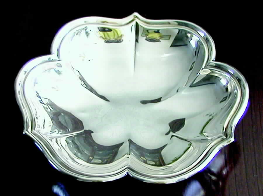 1470 (Silverplate, Hollowware) Silverplate Bon Bon Bowl by Reed & Barton-1