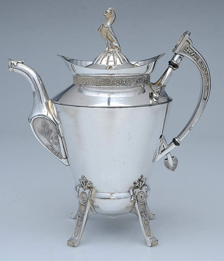 2620 (Silverplate, Hollowware) Silverplate Coffee Pot by Reed & Barton-1