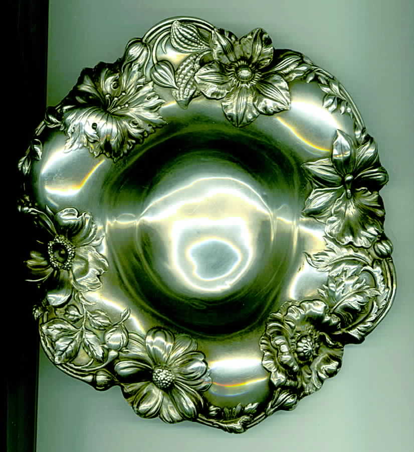 155d (Sterling, Hollowware) Sterling Bon Bon Bowl by Reed & Barton-1