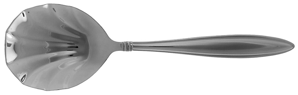 Celebration (Stainless) Solid Shell Casserole Spoon by Reed & Barton-1