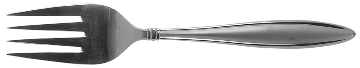 Celebration (Stainless) Medium Solid Cold Meat Serving Fork by Reed & Barton-1