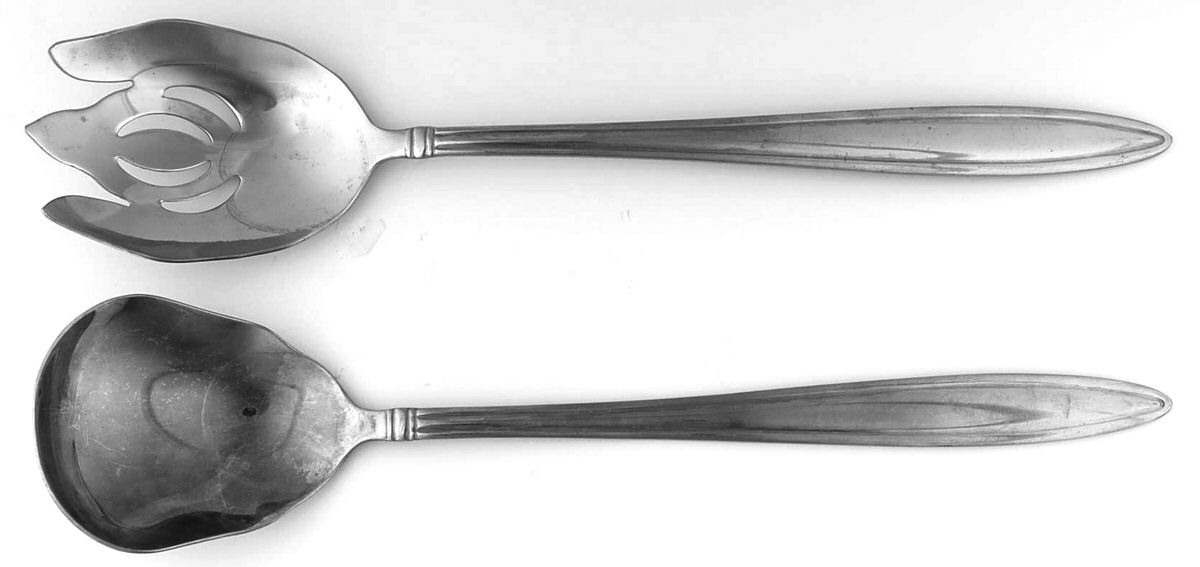 Celebration (Stainless) (2 Pc) Solid Salad Set by Reed & Barton-1