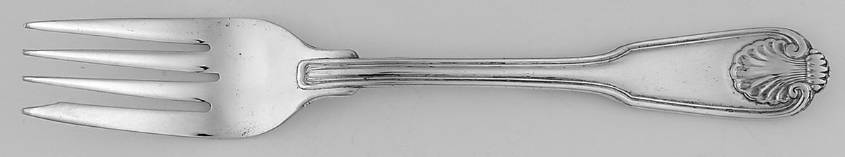 Sutton Shell (Silverplate) Individual Salad Fork by Royal Gallery-1