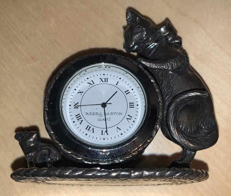 1824 Collection (Hollowware, Giftware) Clock by Reed & Barton-1