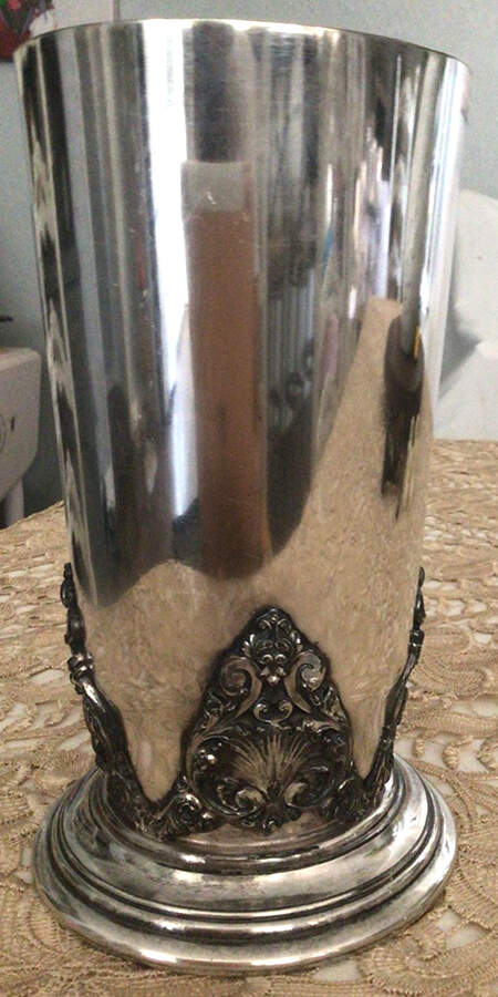 1200X (Silverplate, Hollowware) 9" Vase by Reed & Barton-1