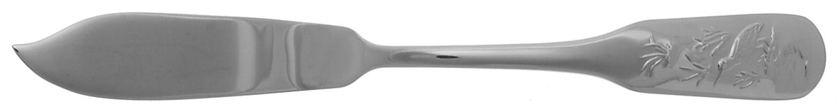 Game Birds (Stainless) Flat Handle Master Butter Knife by Reed & Barton-1