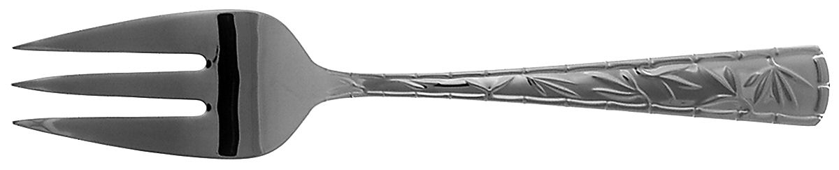 Canton (Stainless) Medium Solid Cold Meat Serving Fork by Reed & Barton-1