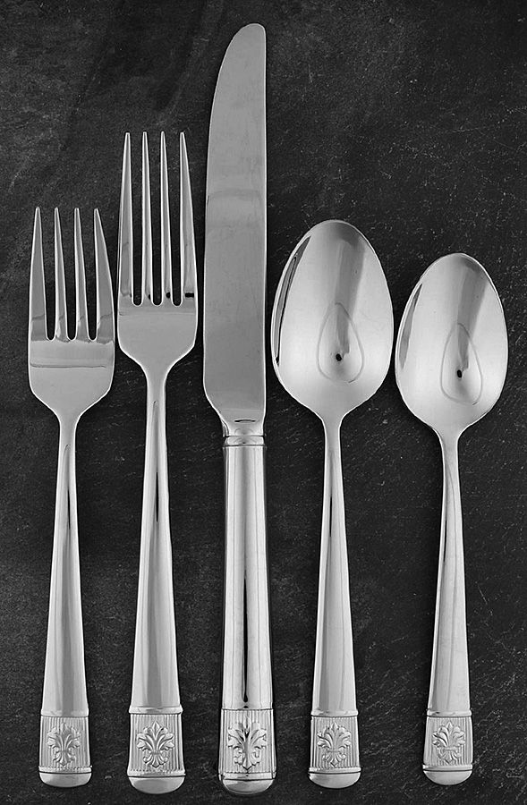 Allouette (Stainless) 5 Piece Place Setting by Reed & Barton-1