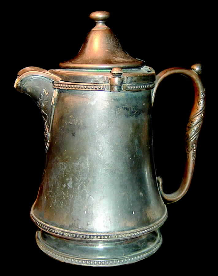 2490 (Silverplate, Hollowware) Silverplate Coffee Pot by Reed & Barton-1