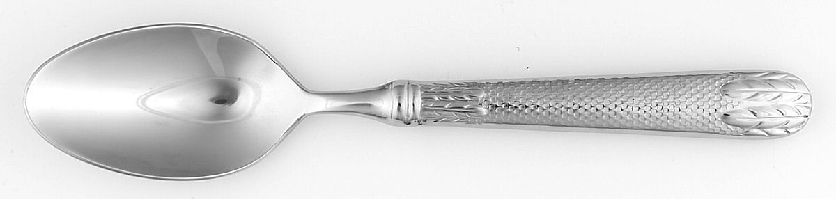 Laurel-Honeycomb (Stainless) Teaspoon by Retroneu-1