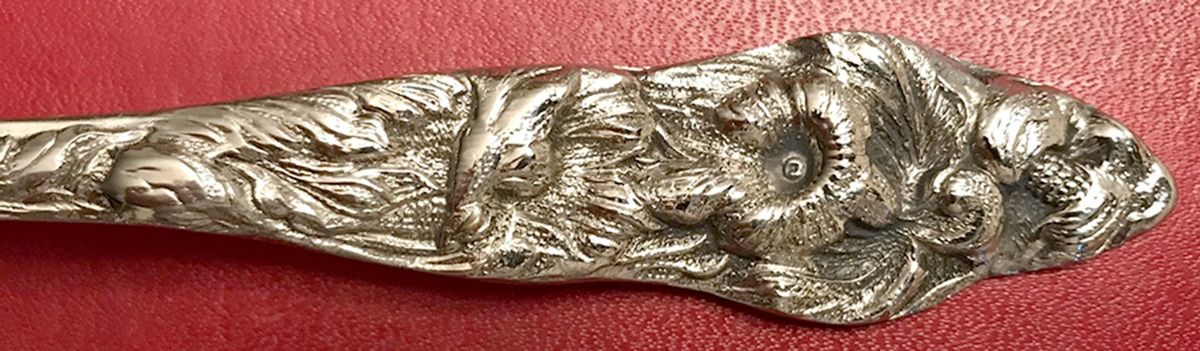 RAM2 (Silverplate) Large Solid Cold Meat Serving Fork by Raimond-1