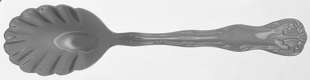 Victoria (Stainless) Sugar Shell Spoon by Reed & Barton-1