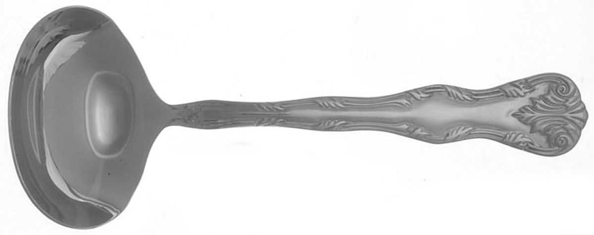 Victoria (Stainless) Solid Gravy Ladle by Reed & Barton-1