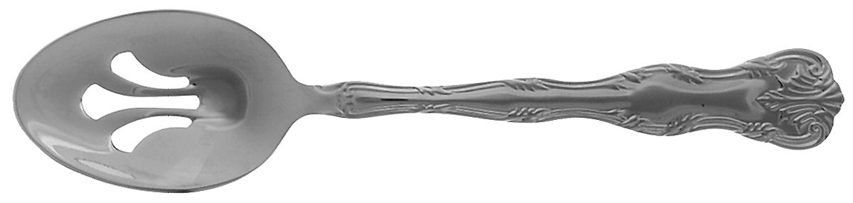 Victoria (Stainless) Pierced Tablespoon (Serving Spoon) by Reed & Barton-1