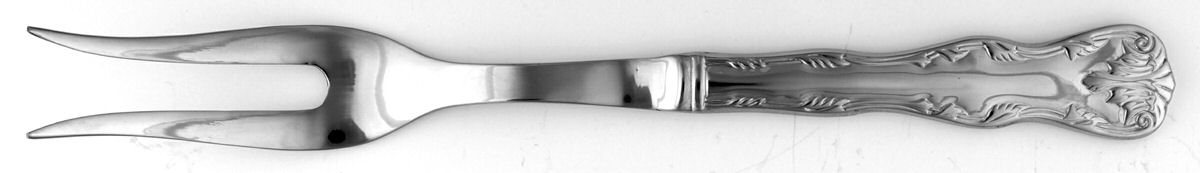 Victoria (Stainless) Large Stainless-Prong Roast Carving Fork by Reed & Barton-1