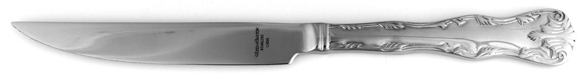 Victoria (Stainless) Individual Solid Handle Steak Knife by Reed & Barton-1