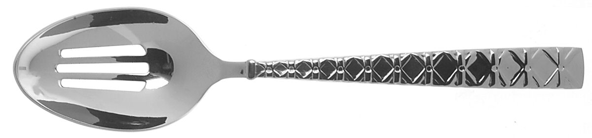 Key West (Stainless) Pierced Tablespoon (Serving Spoon) by Reed & Barton-1
