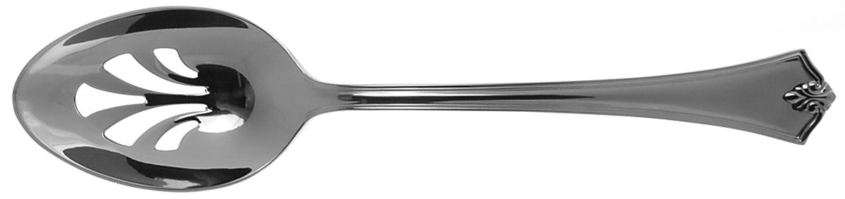 Churchill (Stainless) Pierced Tablespoon (Serving Spoon) by Reed & Barton-1