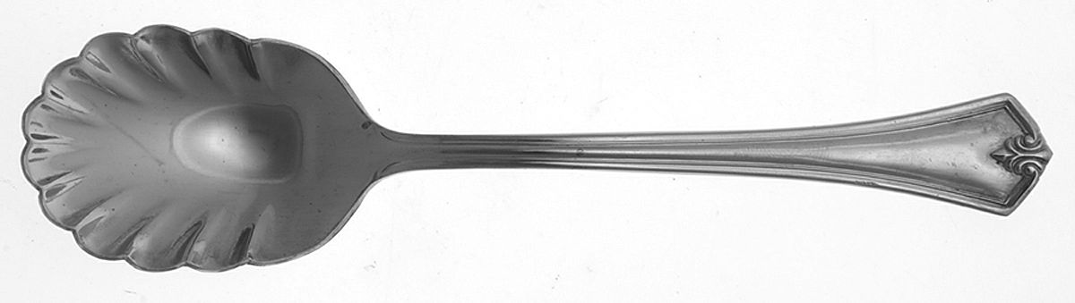Churchill (Stainless) Sugar Shell Spoon by Reed & Barton-1