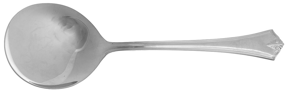Churchill (Stainless) Solid Smooth Casserole Spoon by Reed & Barton-1