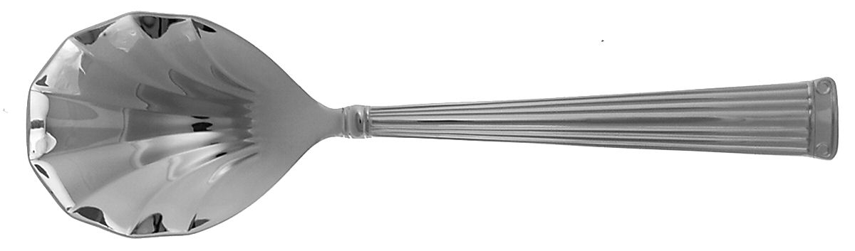 Emporium (Stainless) Solid Shell Casserole Spoon by Reed & Barton-1