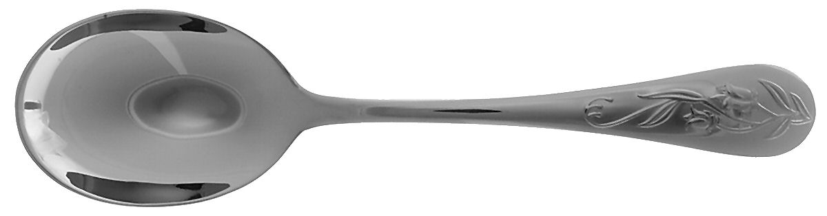 French Floral (Stainless) Sugar Spoon by Reed & Barton-1