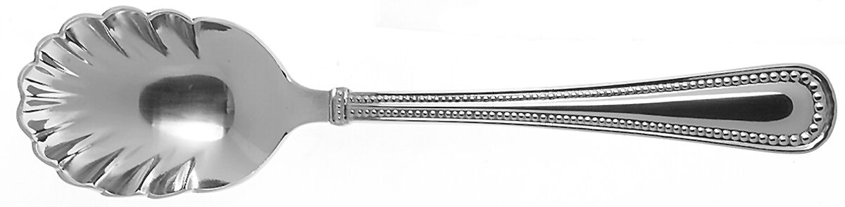 Kendall (Stainless) Sugar Shell Spoon by Reed & Barton-1