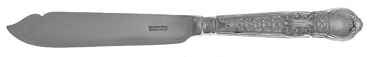 Coburg (Silverplate) Individual Fish Knife with Silverplate Blade by Roberts & Belk-1