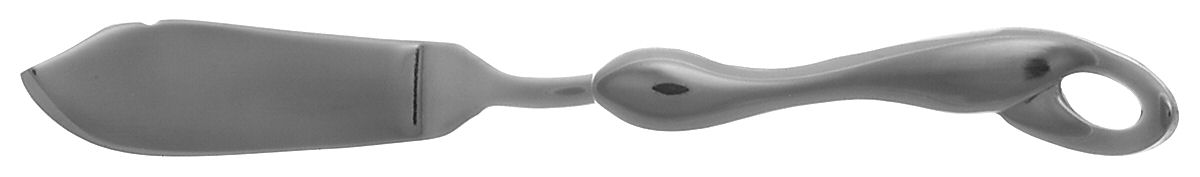 Ricciolo (Stainless) Flat Handle Master Butter Knife by Ricci (Argentieri)-1