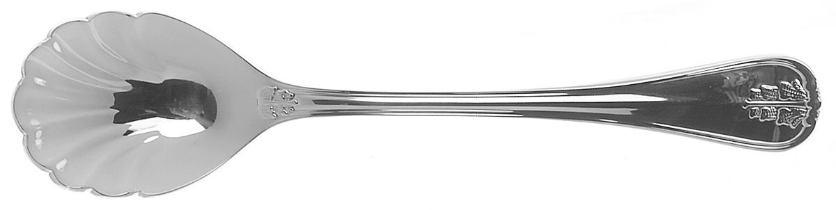 Angela (Stainless) Sugar Shell Spoon by Ricci (Argentieri)-1