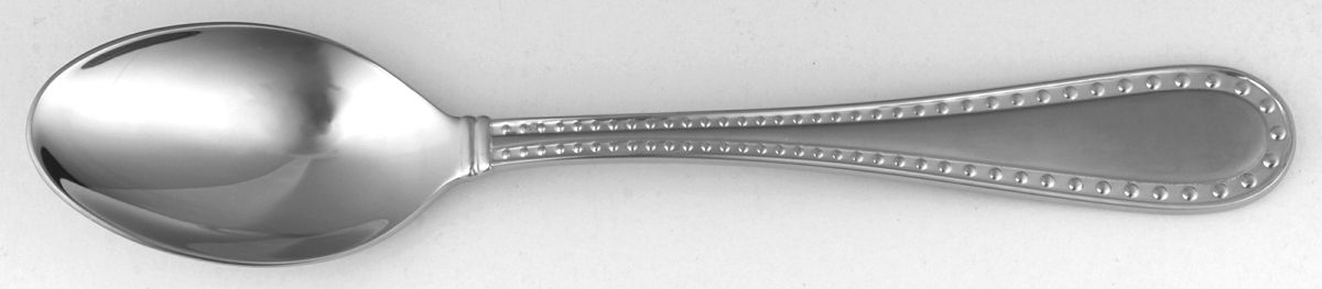 Rivets (Stainless, Satin) Place/Oval Soup Spoon by Ricci (Argentieri)-1