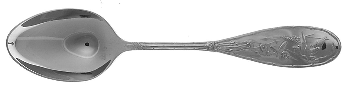 Japanese Bird and Bamboo (Stainless) Place/Oval Soup Spoon by Ricci (Argentieri)-1