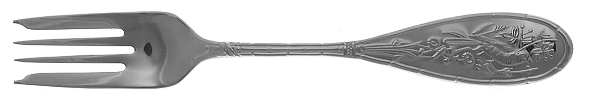 Japanese Bird and Bamboo (Stainless) Individual Salad Fork by Ricci (Argentieri)-1
