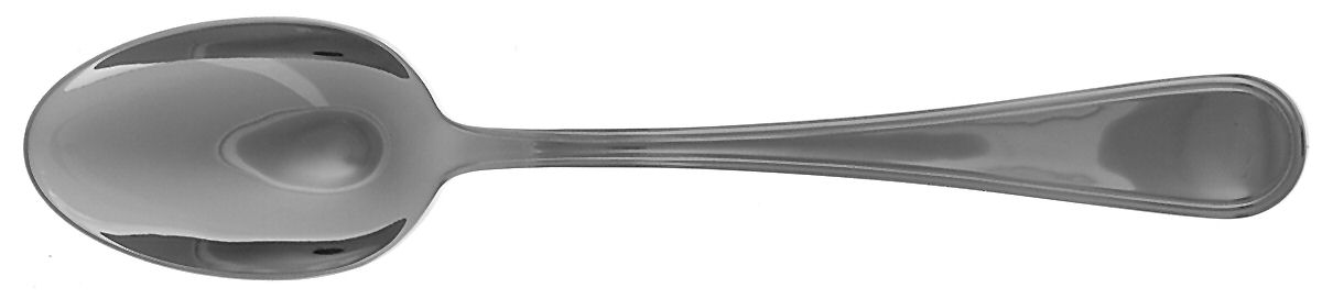 Ascot (Stainless) Solid Serving Spoon by Ricci (Argentieri)-1