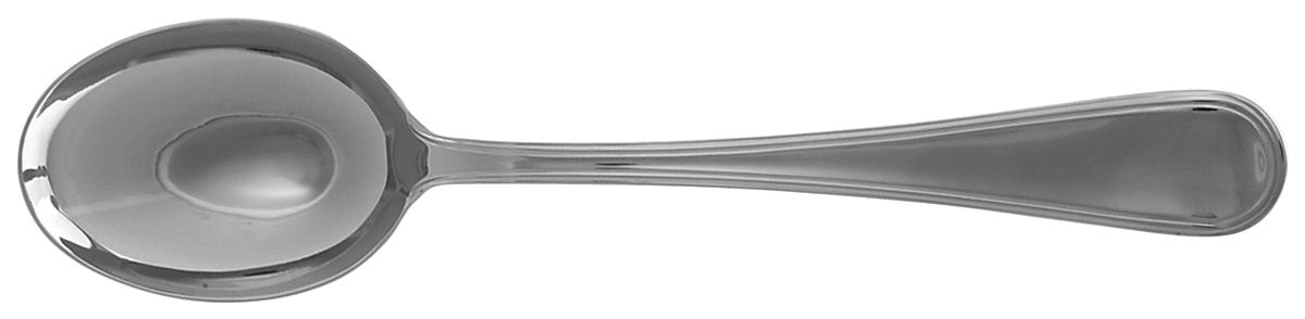 Ascot (Stainless) Solid Salad Serving Spoon by Ricci (Argentieri)-1