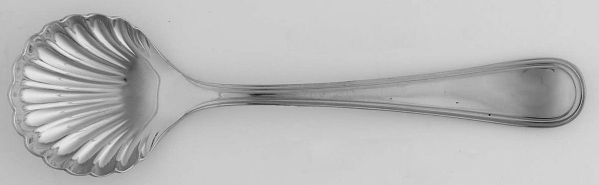 Ascot (Stainless) Sugar Shell Spoon by Ricci (Argentieri)-1