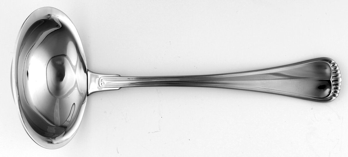 Baguettes (Stainless) Solid Gravy Ladle by Ricci (Argentieri)-1