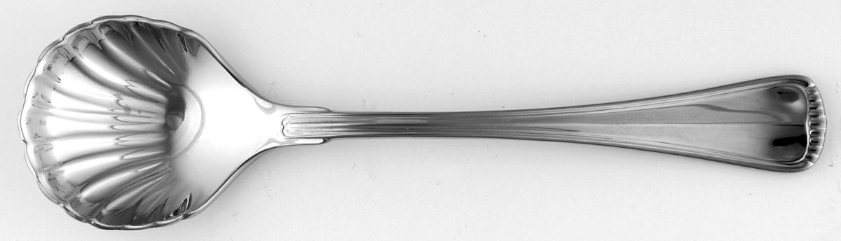 Baguettes (Stainless) Sugar Shell Spoon by Ricci (Argentieri)-1