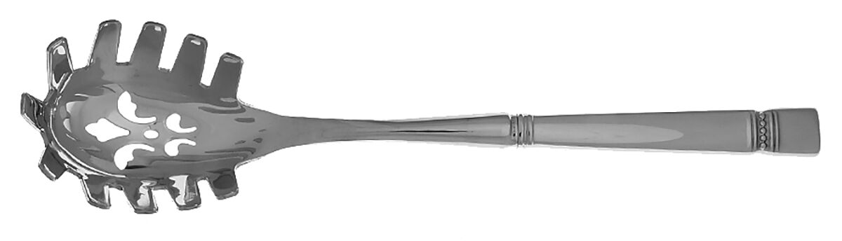 Le Pois (Stainless) Pasta Server with Stainless Bowl HC by Reed & Barton-1