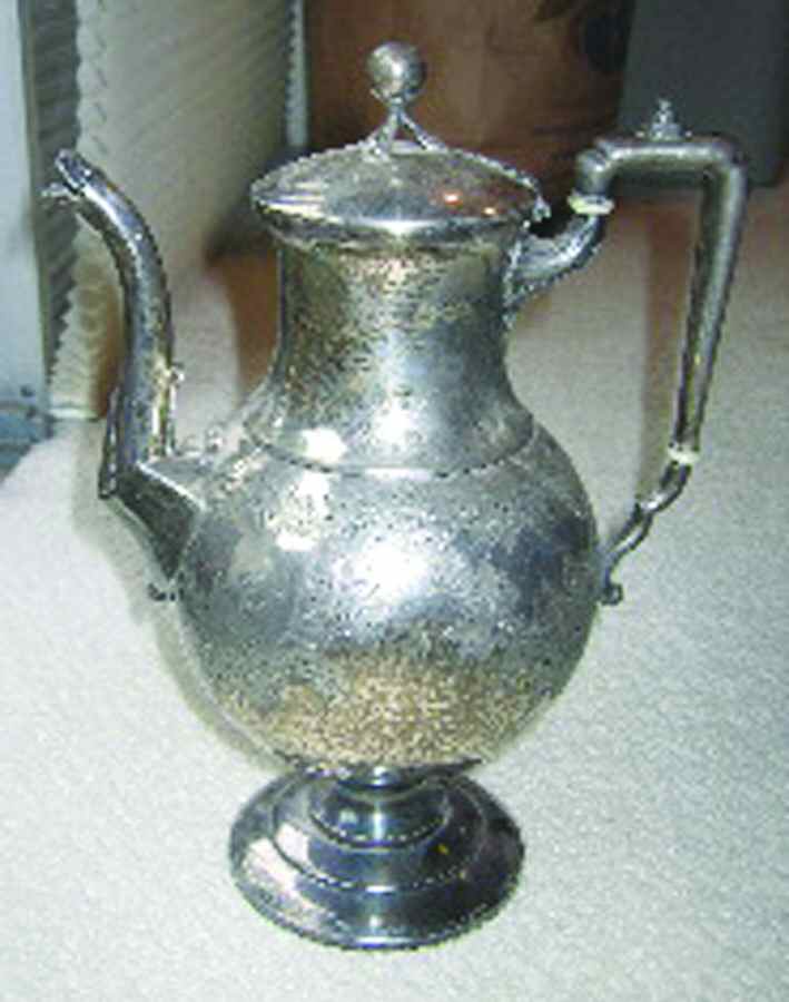 2327 (Silverplate, Hollowware) Silverplate Coffee Pot by Reed & Barton-1