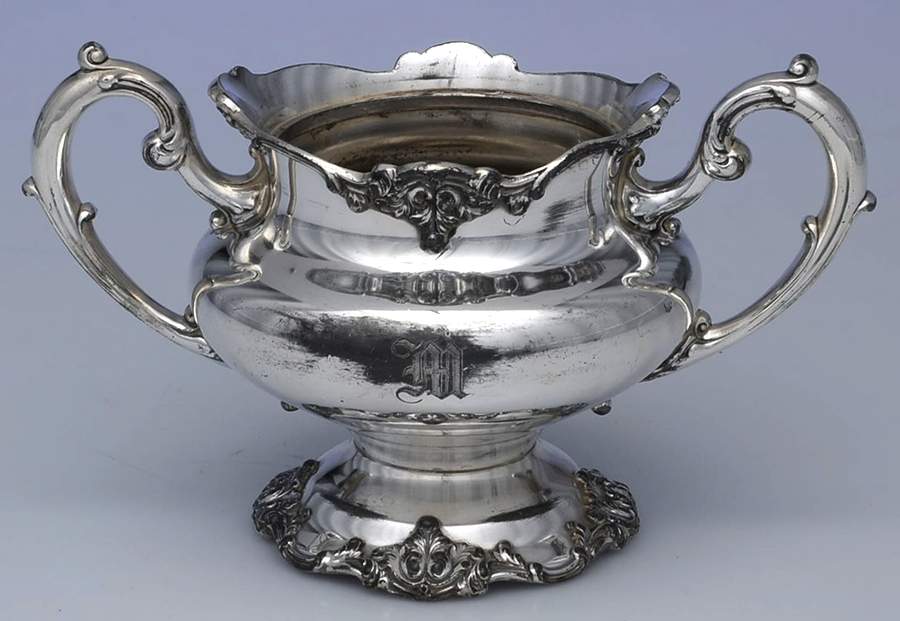 3700 (Silverplate, Hollowware) Sugar Bowl No Lid by Reed & Barton-1