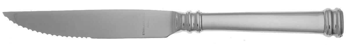 Bramasole (Stainless) Steak Knife Individual Hollow, Serrate HC by Ricci (Argentieri)-1