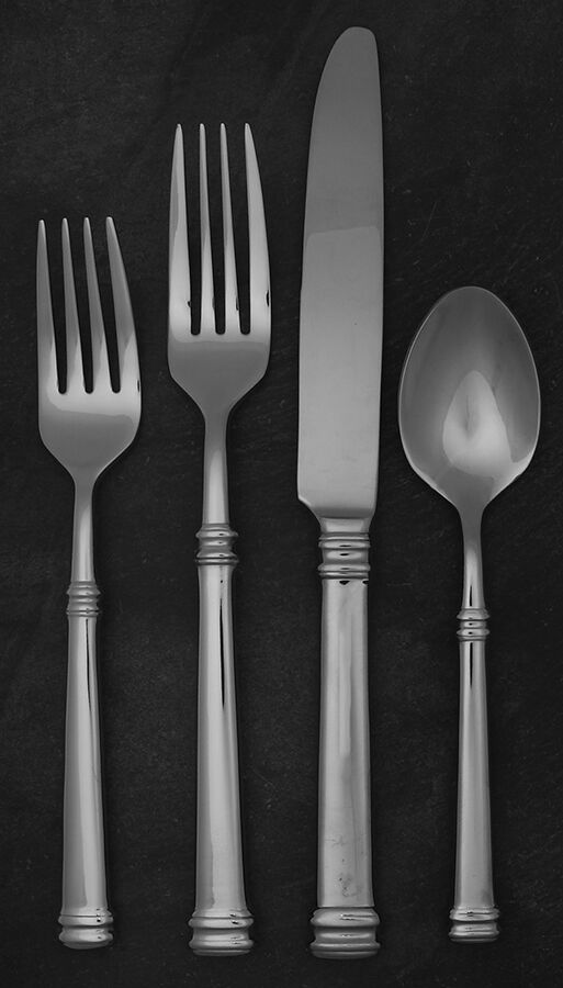 Bramasole (Stainless) 4 Piece Place Setting by Ricci (Argentieri)-1