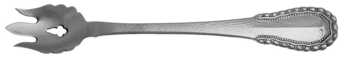 Merletto (Stainless) Vegetable Serving Fork Solid  HC by Ricci (Argentieri)-1