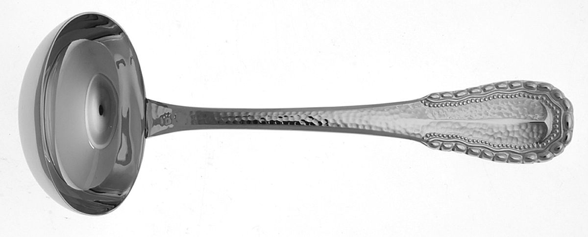 Merletto (Stainless) Solid Gravy Ladle by Ricci (Argentieri)-1