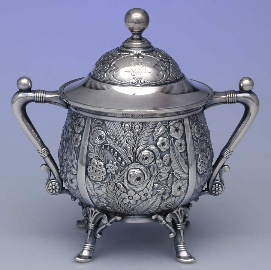2795 (Silverplate, Hollowware) Sugar Bowl & Lid by Reed & Barton-1