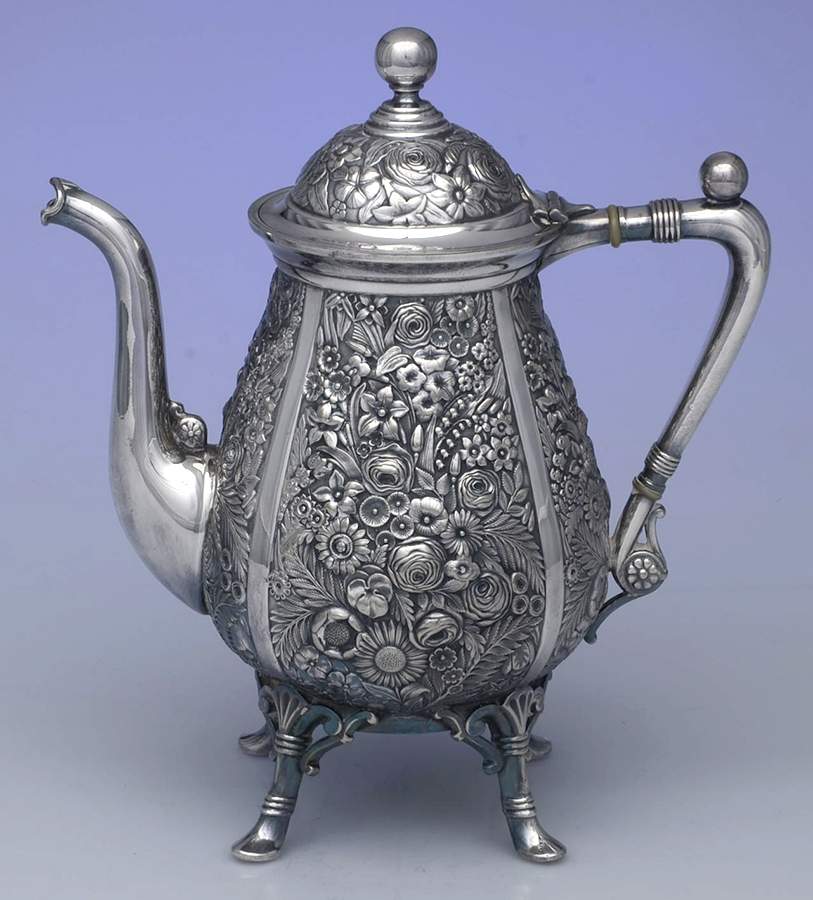 2795 (Silverplate, Hollowware) Silverplate Coffee Pot by Reed & Barton-1