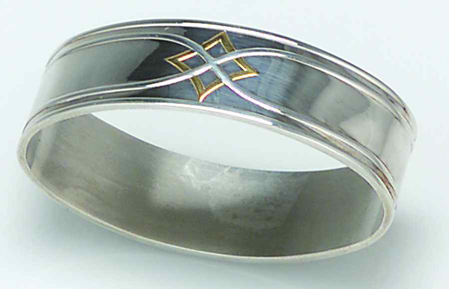 RBB3 (Silverplate, Hollowware) Silverplate Napkin Ring by Robbe & Berking-1